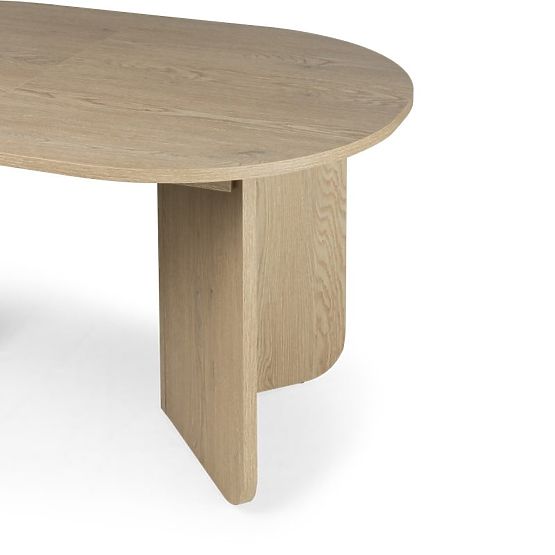 Rozkladací stôl Mou 140-200 cm, Dub Cremona Torro, oválna doska