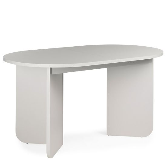 Rozkladací stôl Mou 140-200 cm, kašmírový, oválna doska