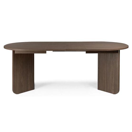 Rozkladací stôl Mou 140-200 cm, Orech lincoln, oválna doska
