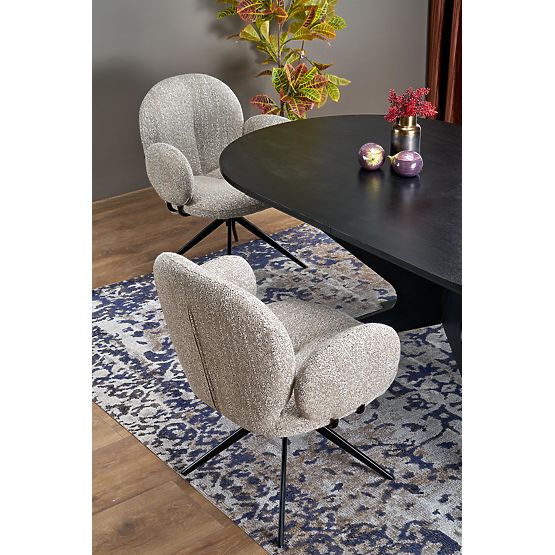 Rozkladací stôl SANDRO, čierny (2p=1ks)