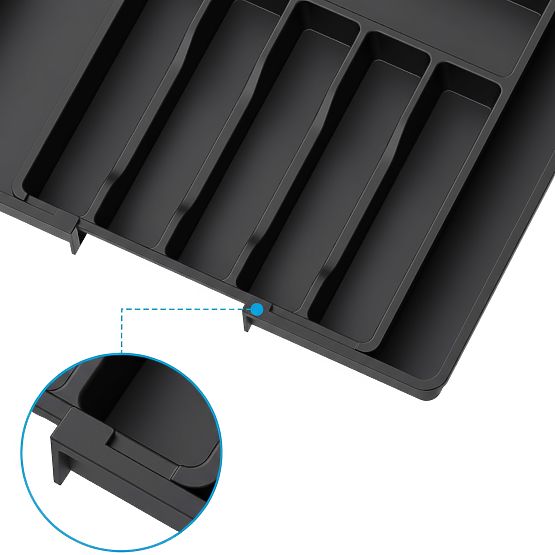 Rozťahovateľný organizér na príbor GARFO