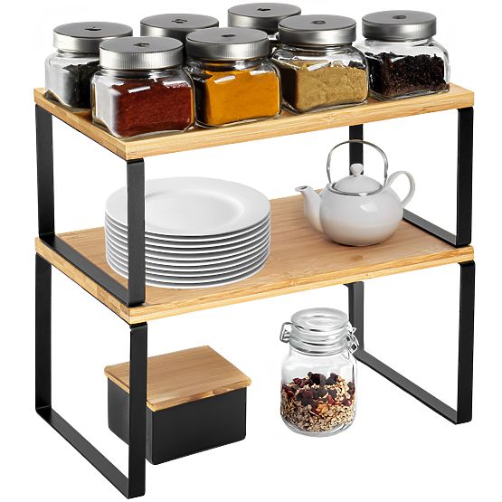 Sada 2 bambusových políc GINGER