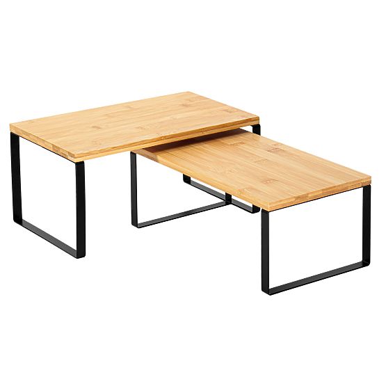 Sada 2 bambusových políc GINGER