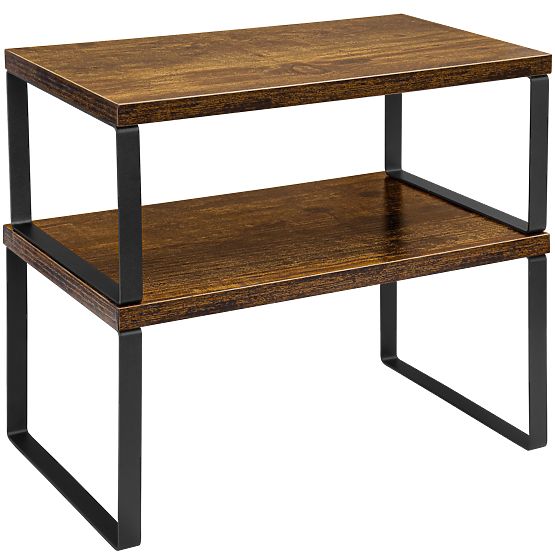 Sada 2 bambusových políc GINGER RUSTIC