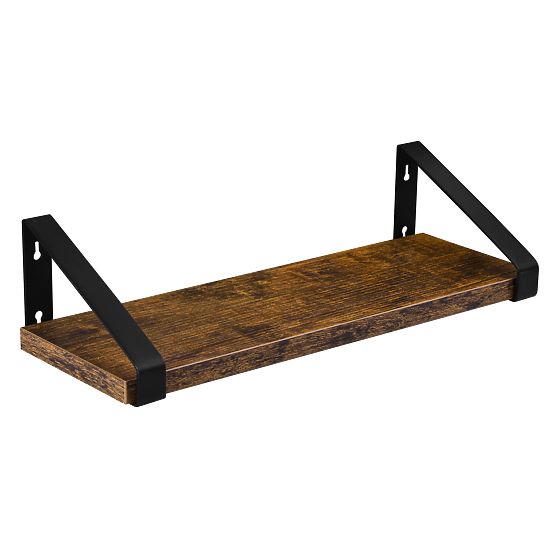 Sada 3 loftových políc SIRIN čierna