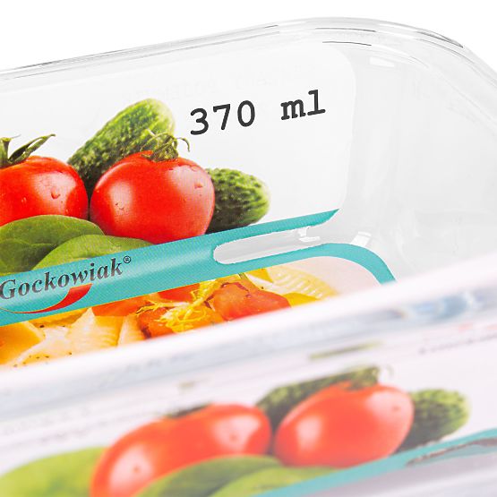 Sada 6 sklenených nádob na potraviny AMALFI