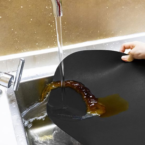 Sada 8 podložiek na stôl TRIVAL BLACK