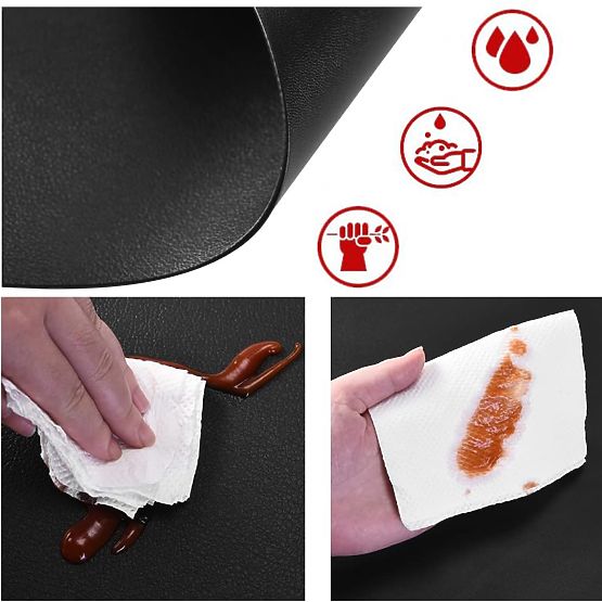 Sada 8 podložiek na stôl TRIVAL BLACK