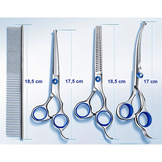 Sada nožníc pre zvieratá GROMMY pre psa a mačku