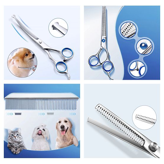 Sada nožníc pre zvieratá GROMMY pre psa a mačku