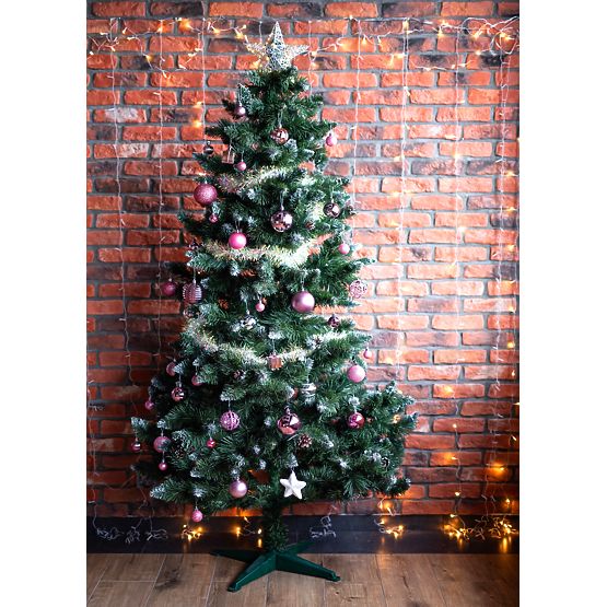 Sada vianočných ozdôb Lila/Rose 208 ks