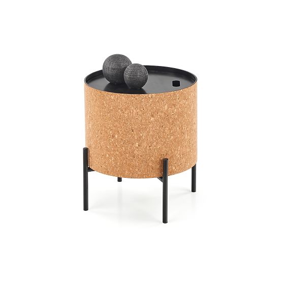 SASHA stolík prírodný/čierny (1p=1ks)