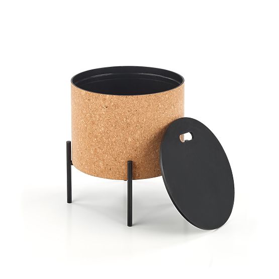 SASHA stolík prírodný/čierny (1p=1ks)