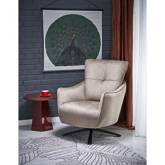 SCAMPI relaxačné kreslo, cappuccino (1p=1ks)