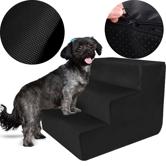 SCHODÍKY PRE ZVIERATÁ 342533 ČIERNE