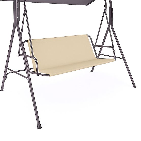 Sedák na záhradnú hojdačku 127x100 cm béžový MultiGarden