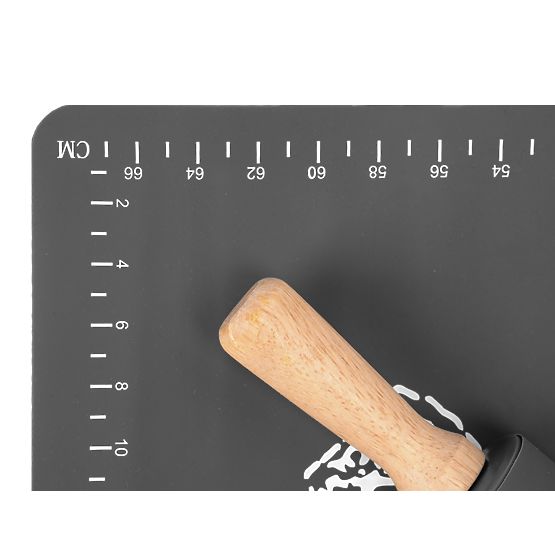 Silikónová pracovná doska SELMA grafitová 70x50 cm