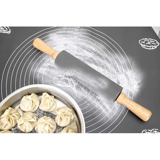 Silikónová pracovná doska SELMA grafitová 70x50 cm