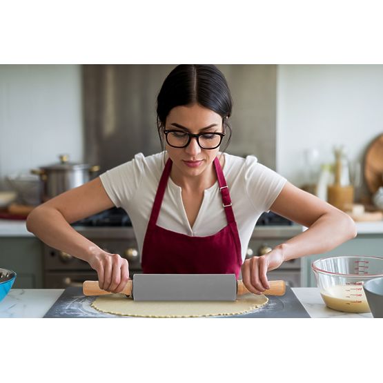 Silikónová pracovná doska SELMA grafitová 70x50 cm