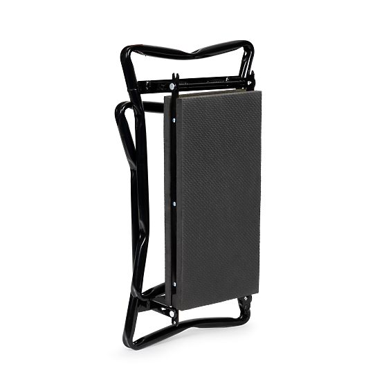 Skladací kľačadlo - stolička na prácu v záhrade 2v1 - modrá