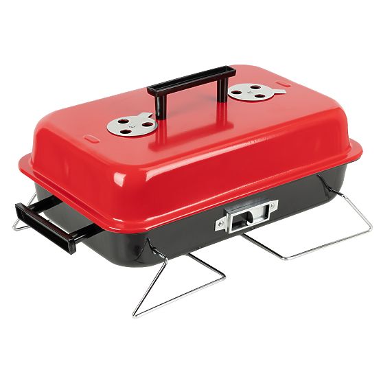 Skladací prenosný uhlíkový gril CAMPAL s poklopom