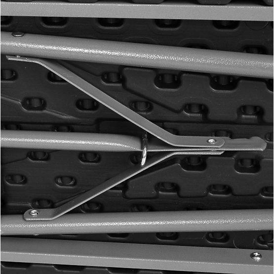 Skladacia cateringová lavica 180 cm čierna