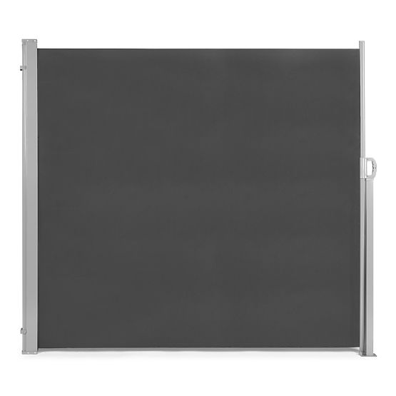 Skladacia markíza 300x180 cm bočná roleta paraván do záhrady na terasu antracit