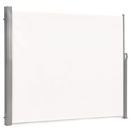 Skladacia markíza 300x180 cm bočná roleta paraván do záhrady na terasu béžová