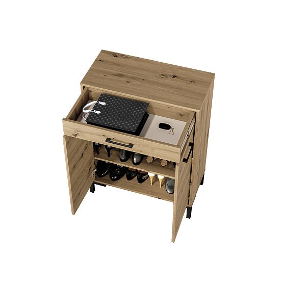 Skrinka na topánky Nevio - dub artisan