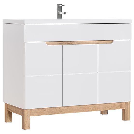 Skrinka pod umývadlo 100 cm 3 dvere