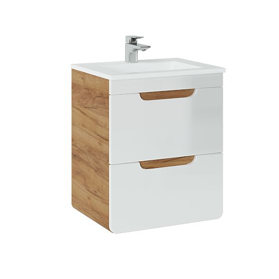 Skrinka pod umývadlo 50 cm 2 zásuvky