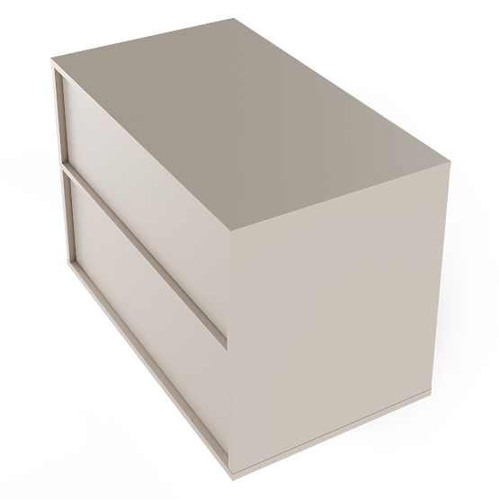 Skrinka pod umývadlo na dosku Mossy, 80 cm, kašmír