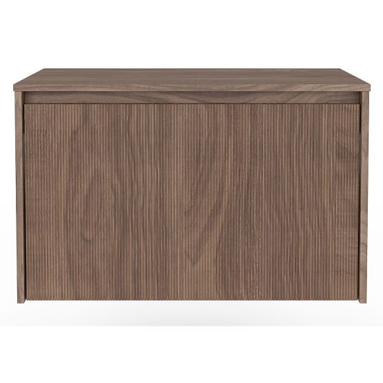 Skrinka pod umývadlo na dosku Pezzo 80 cm, orech, drážkovaná