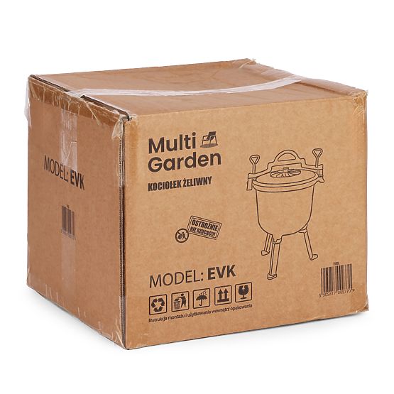 Smalíř liatinový smaltovaný 5L stojaci hrniec lovecký táborák gril MultiGarden