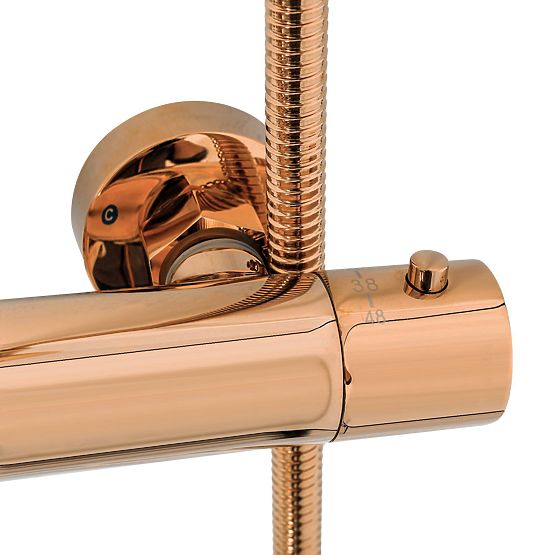 Sprchová Sada S Termostatom Rea Lungo Meď
