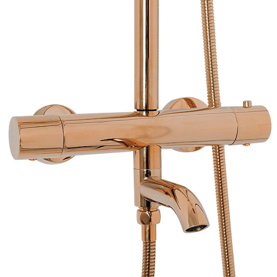 Sprchová Sada S Termostatom Rea Lungo Meď