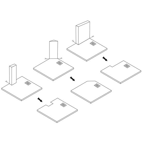 Sprchová vanička Magnum Black 80x120