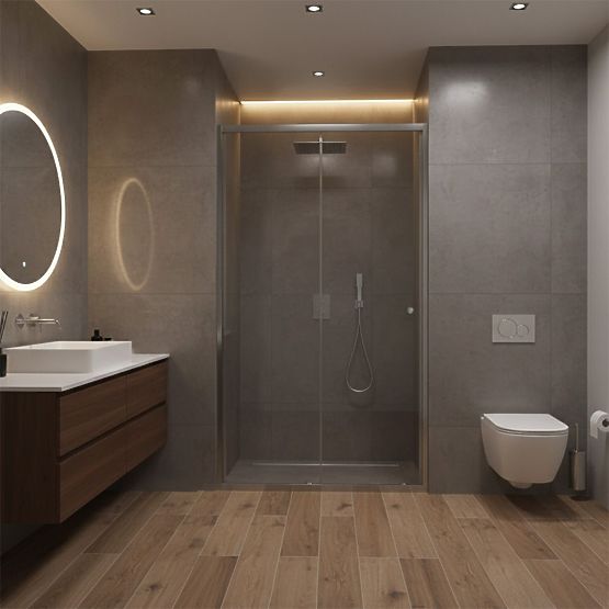 Sprchové dvere Rea Primo Slide 110 Chróm