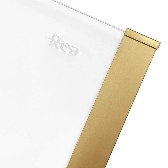 Sprchový kút SOLAR ZLATÝ Kartáčovaný 120x90