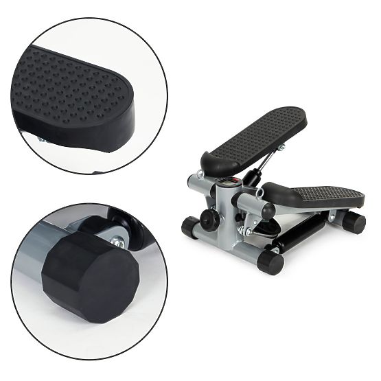 Stepper s expandérmi na fitness cvičenie s počítadlom