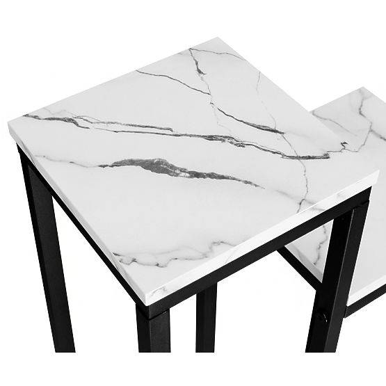 Stojan na kvety Munir biely mramor