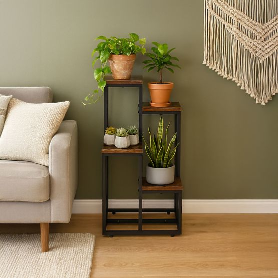 Stojan na kvety ozdoby 4 police loft ModernHome