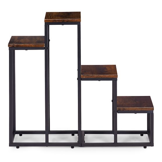 Stojan na kvety so 4 policami loft ModernHome