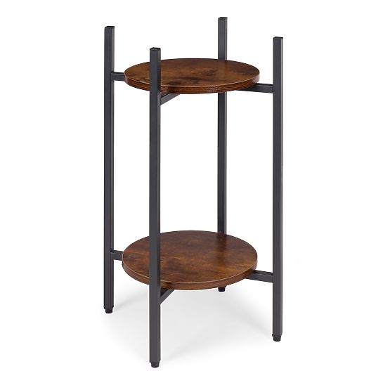 Stojan na kvety stojaci stojan na kvety dekorácia 2 úrovne loft ModernHome