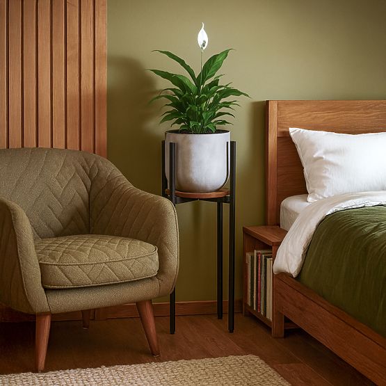 Stojan na kvety stojaci stojan na kvety dekorácia loft ModernHome