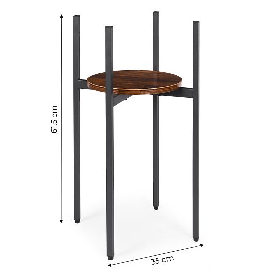 Stojan na kvety stojaci stojan na kvety dekorácia loft ModernHome