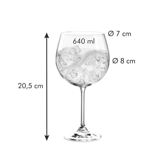 Stolová súprava CHARLIE farba transparentná tescoma