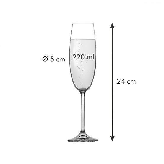 Stolová súprava CHARLIE farba transparentná tescoma