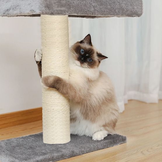 STROPNÉ ŠKRABADLO PRE MAČKY ŠEDÉ P70374