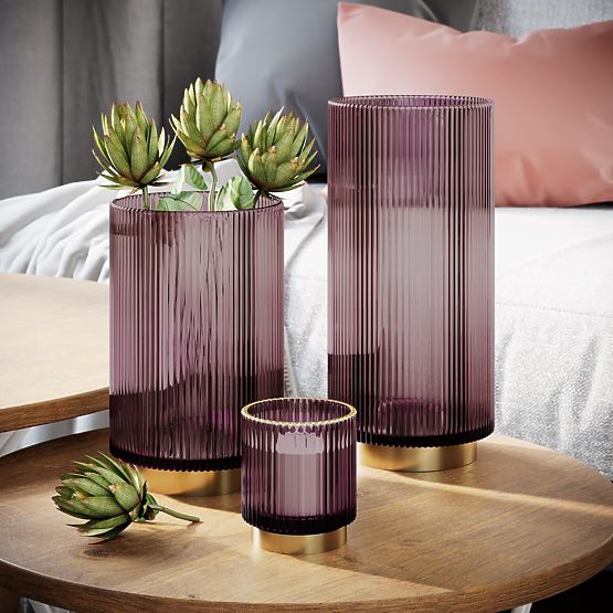 Svietnik POMPEY farba lila ameliahome